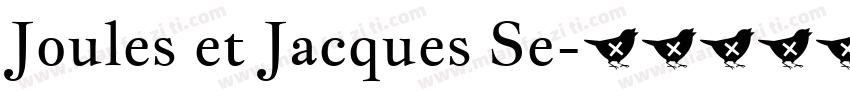 Joules et Jacques Se字体转换